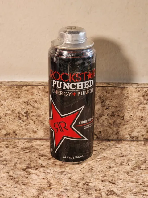 Rockstar Energy Punched Fruit Punch Full 24oz Twist Top Can