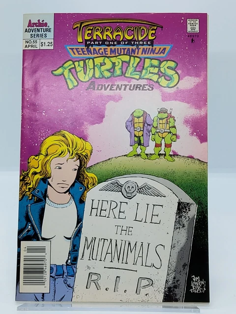 Teenage Mutant Ninja Turtles Adventures #55 FN/VF Newsstand Archie 1994