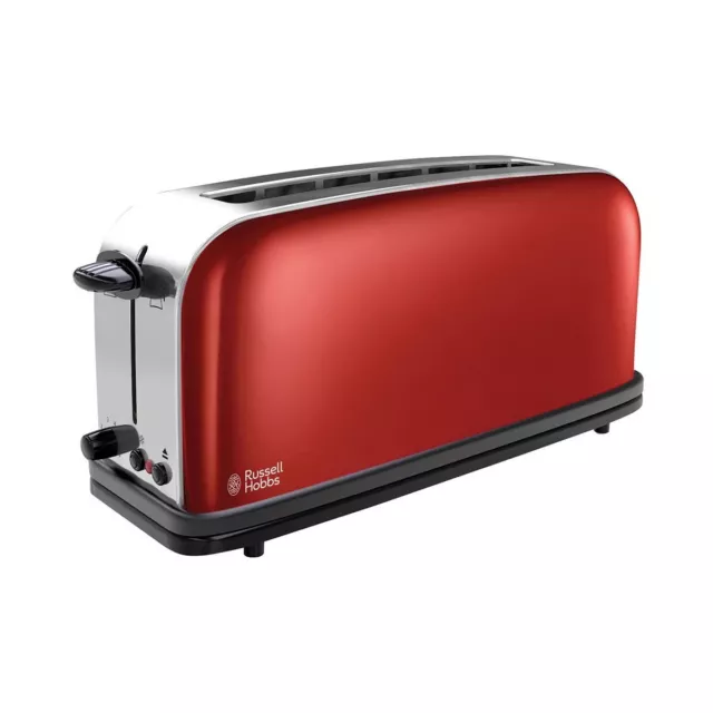 RUSSELL HOBBS Langschlitz-Toaster Colours Plus+ Flame Red 21391-56 1000 W