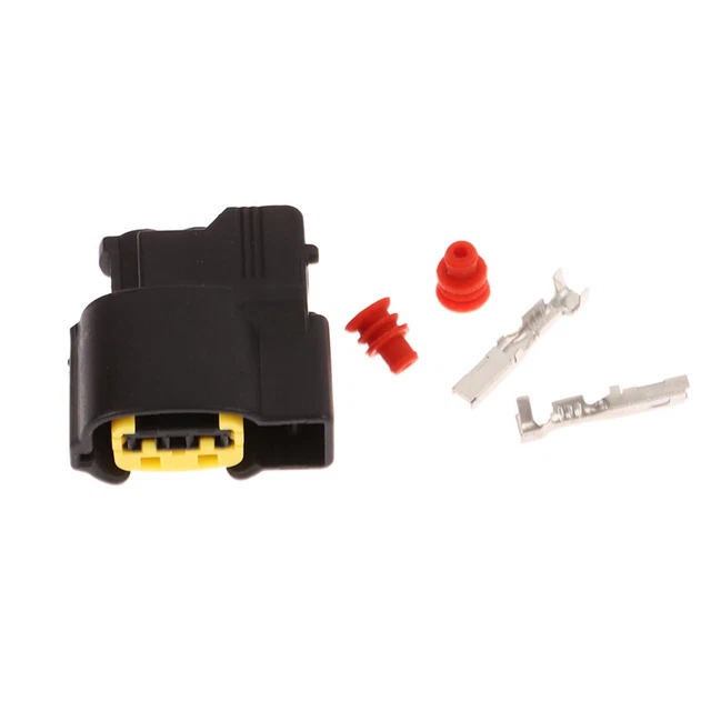 1 Set Female Automotive Ignition Coil Plug Horn Socket Waterproof 49093-0211-DB