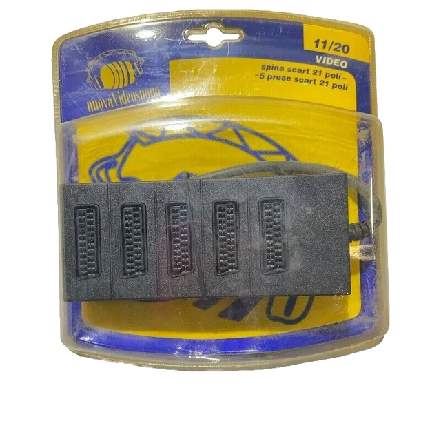 Ciabatta Scart 5 Vie MULTISCART - Multipresa Per Collegamenti Audio/Video - Foto 10