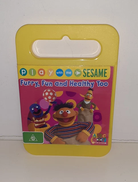 PLAY WITH ME Sesame. Furry, Fun and Healthy Too DVD. Reg 4