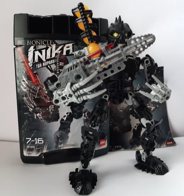 LEGO BIONICLE TOA Nuparu (Toa Inika) 8729 *COMPLETE w BOX MANUAL