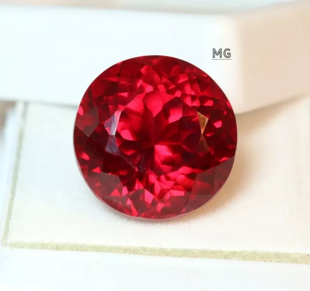 Natural 15.13 Ct Certified BURMA Pigeon Blood Red Ruby Unheated Loose Gemstones