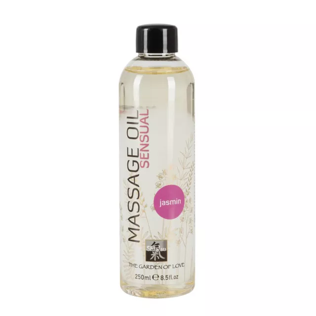 Massage-Öl mit Jasmin Aroma 250 ml sinnlich erotischer Duft Partner-Massage