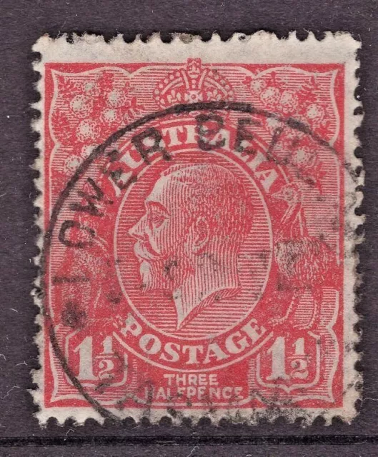 Tasmania nice LOWER BEULAH postmark on KGV rated S by Hardinge