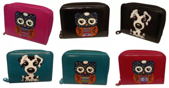 Animal Purses, Ladies Purse, 6 Colours, RFID Protection, 100% Leather Free