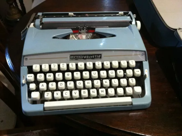 Vintage Lemair Helvetia Portable Typewriter