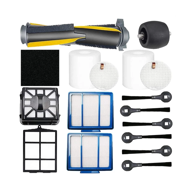 Housevac Kit accessori per aspirapolvere robot Shark IQ R101AE (RV1001AE), IQ R101 (RV1001), parti di ricambio 1 spazzola principale, 3 filtri, 6 spazzole laterali, 1Pre filtro, 1 filtro e 1 filtro