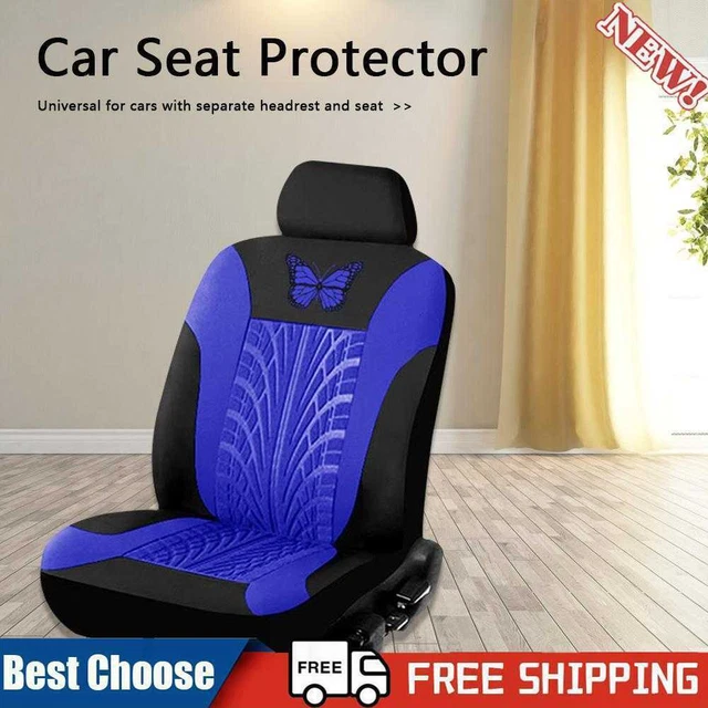 Set coprisedile auto modello farfalla impermeabile pelle pu secchio protezione sedile