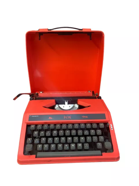 Máquina de escribir WH Smith Red Fox 1 llave faltante