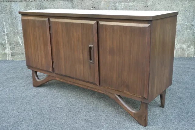 Mid Century Danish Modern Hairpin Adrian Pearsall Style Credenza Buffet