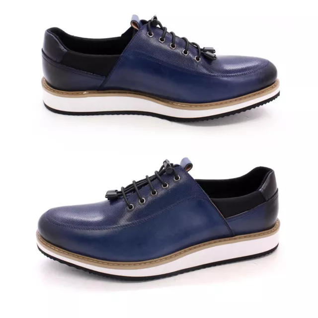 Low Top Lace Up Formal Dress Casual Party Men's Real Leather Shoes British Style