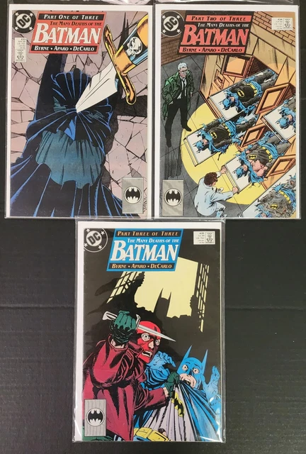 Batman #433-435 VF/NM DC Comics 1989 The Many Deaths of the Batman lof of 3