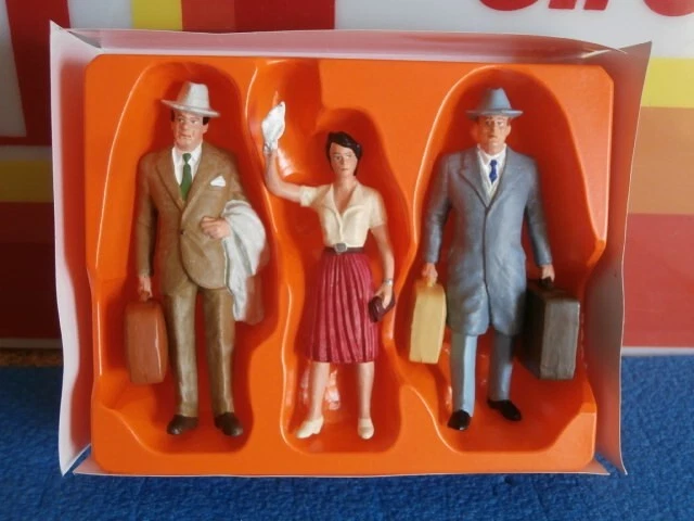 Hornby Échelle O - Boîte De Sujets Incassables N°11 - Personnages Multicolores - Vintage