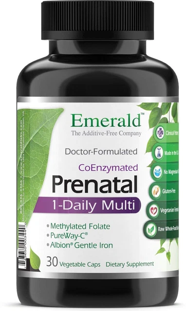 1-diario Prenatal Multi by Emerald, 30 cápsulas