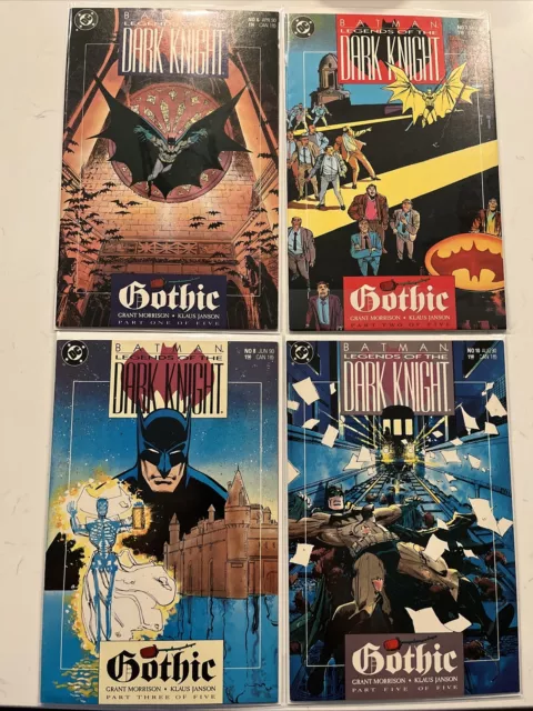 Batman Legends of the Dark Knight 6 7 8 10 Lot DC 1989 VF/NM