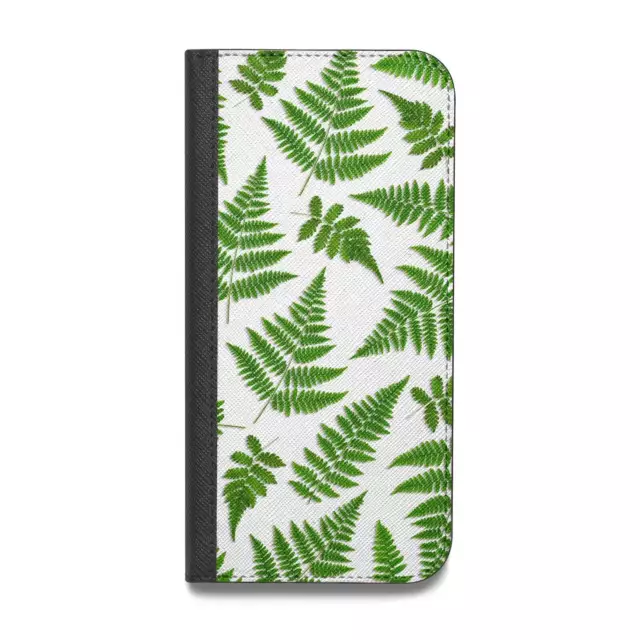 Fern Leaf vegan Leder Flip iPhone Hülle für iPhone