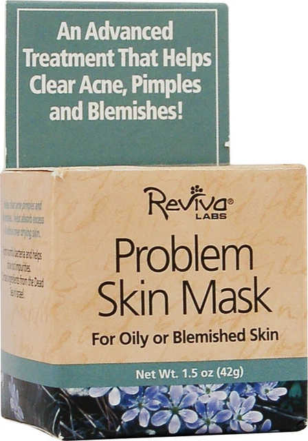 Máscara de piel problemática de Reviva Labs, 1,5 oz