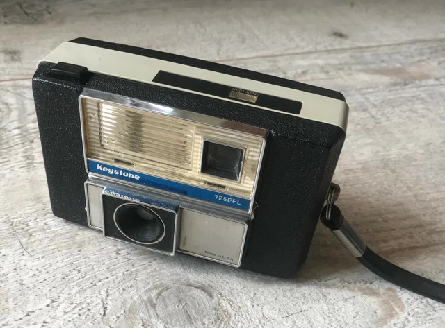 appareil photo vintage Keystone 725EFL avec étui