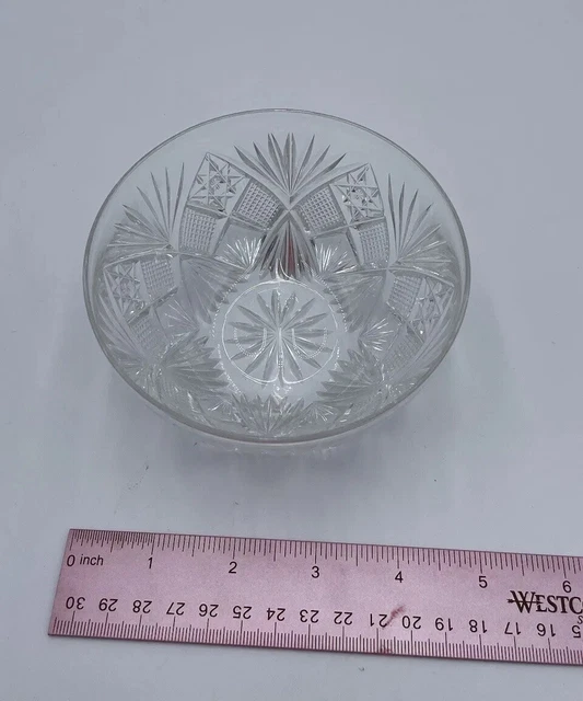 Fine Antique Abp American Brilliant Period Cut Glass 4” Bowl