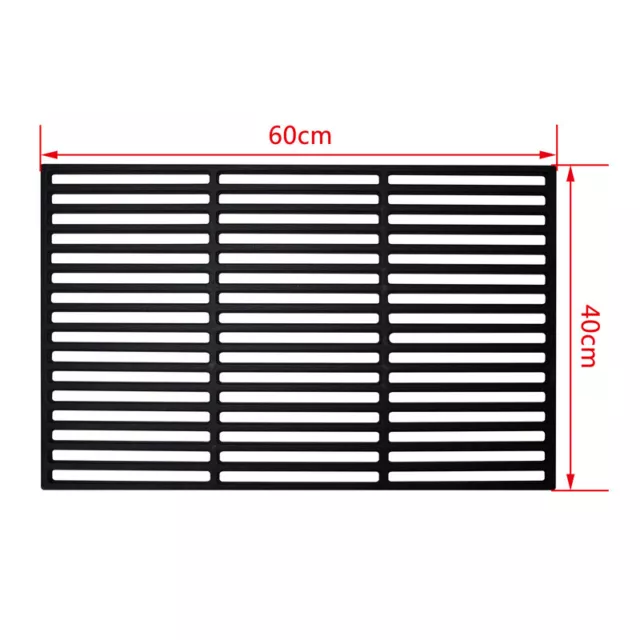 Grillrost Gussrost Rost Set Schwarz Feuerrost für Grillrost Ascherost 3 Größe