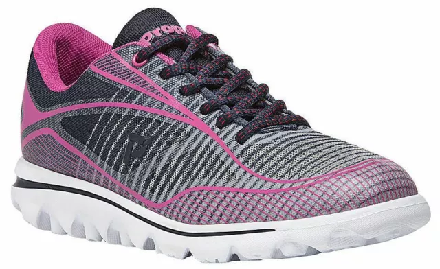 Propet Billie W5100 Women's Navy/Pink Walking Sneakers