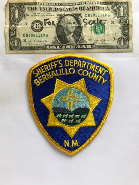 Bernalillo New Mexico Police Patch Un-sewn great condition