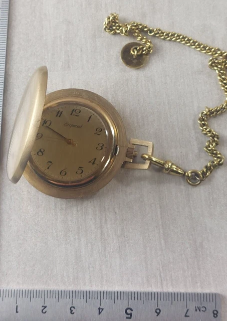 Clé Ancienne Pour Montre à Gousset Mécanique - Chaîne Giletière - Bon état