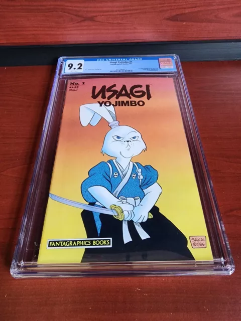 EXCELLENT!  Usagi Yojimbo #1 1987 Stan Sakai Fantagraphics Books CGC 9.2 GRADED