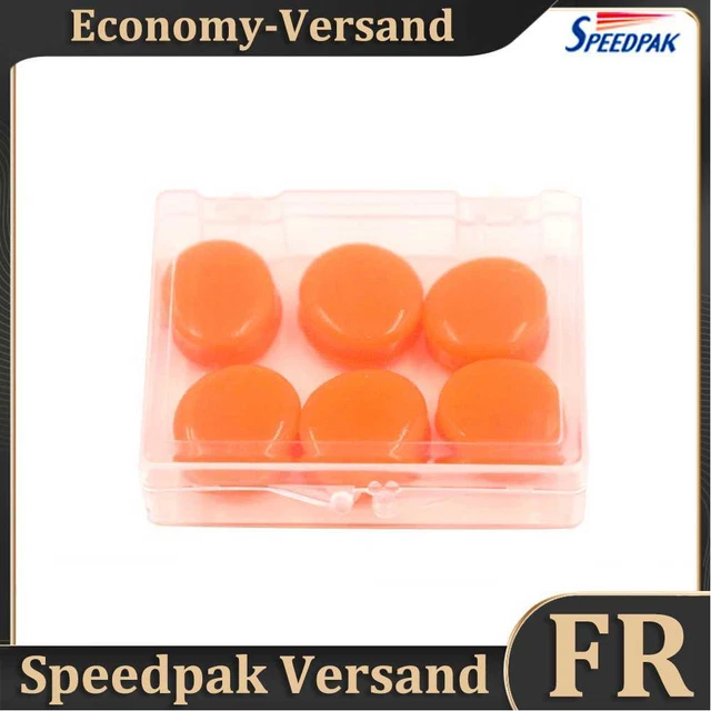 Soft Swimming Earplugs Water Waterproof Silicone Diving Supplies (Orange) Hot