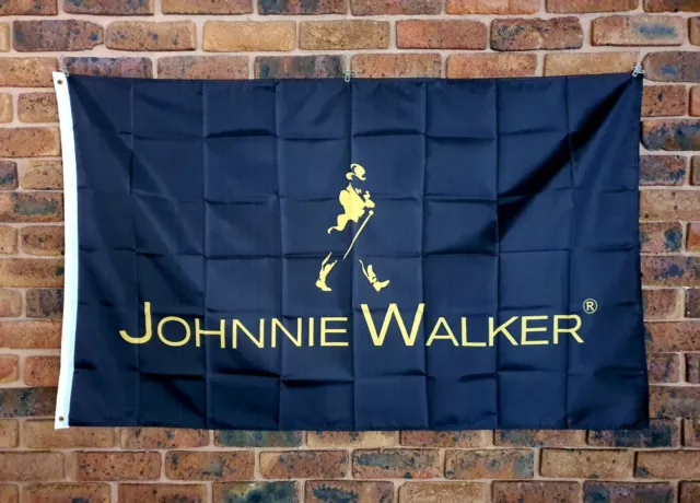 Johnnie Walker vintage Flag 150x90cm Black Label collectable New High Quality 🍺 2