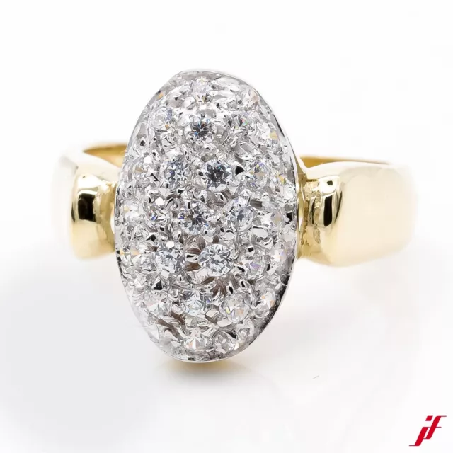 Ring 750/ 18K Gelbgold Diamanten Brillanten zus. 1,0 ct - Wert 4.000€