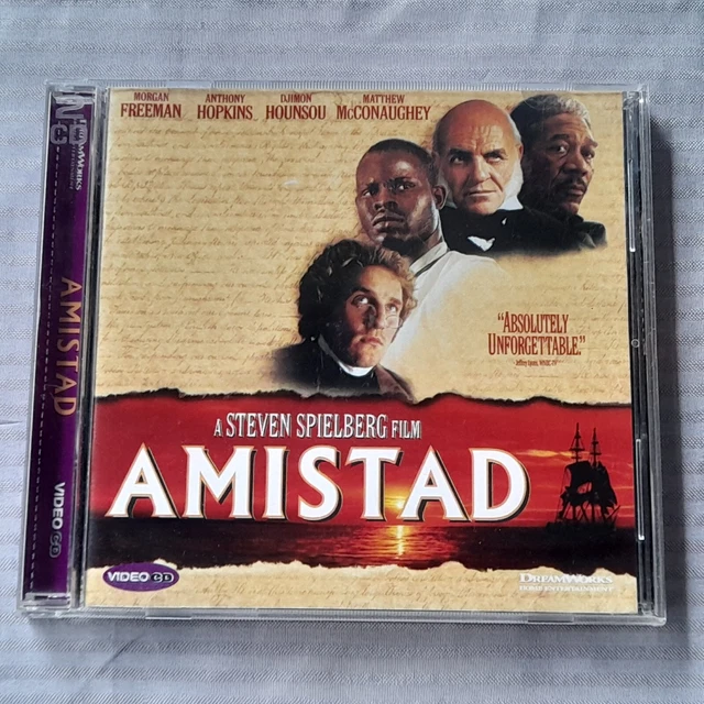Amistad Steven Spielberg VCD (1997, DreamWorks) English Audio SUB INDO Video CD