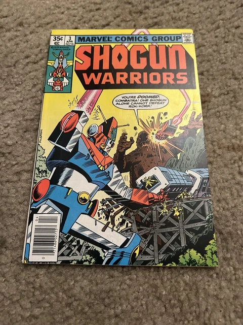 Shogun Warriors Horror Marvel Comic Book Vol 1 No 3 April 1979 Board Bagged