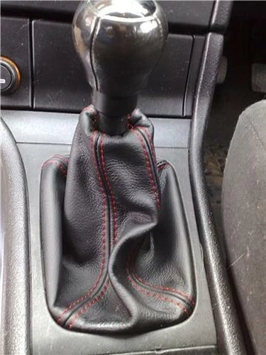 Per Astra G MK4 Cambio Ghetta Del Freno A Mano Pelle Rossa Custom Nuovo - Foto 13