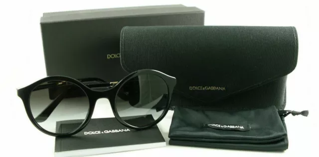 Brand New Dolce & Gabbana Milano Dg 4358 501/8G Black Gradient Sunglasses 50-21