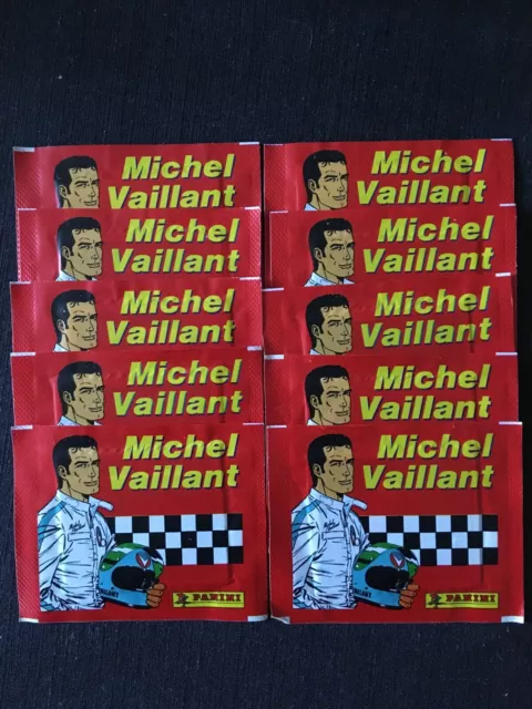 50 Packets Pochettes Panini Michel Vaillant 1992 Sealed Fermee New Rare