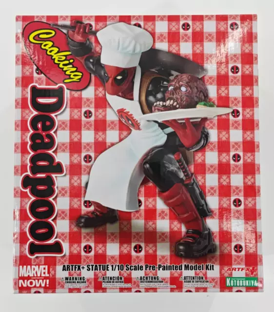 Kotobukiya ARTFX+ Marvel Now! S.P.A.C.E 1/10 Scale Cooking Deadpool