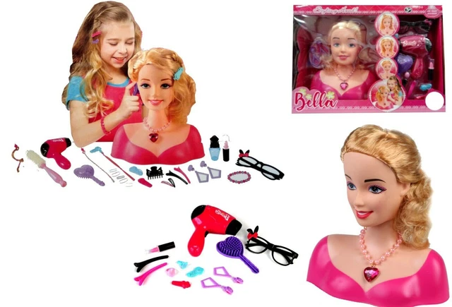 BAMBOLA DA TRUCCARE con Phone Accessori Spazzola Set Make Up