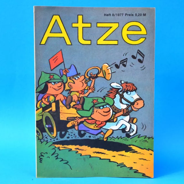 DDR Atze 8 1977 August Fix und Fax Jürgen Kieser Comic Zeitschrift D