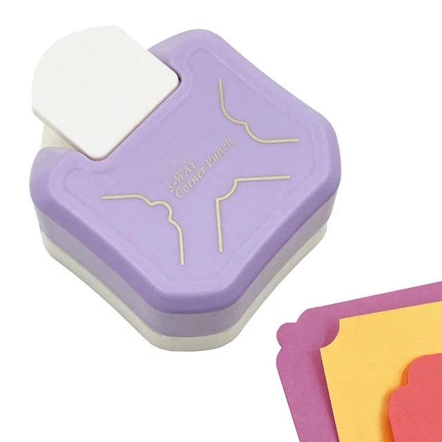 3 in 1 Paper Corner Rounder, 3 Shapes Punches for Paper Crafts, Corner Cutter