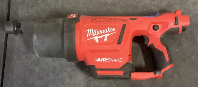 BROKEN Milwaukee 2572-20  Air Snake Cordless Drain Cleaner