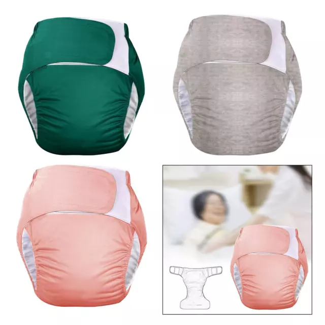 Adult Cloth Diaper Washable Nappy Cover Incontinence Pants for Elderly Durable