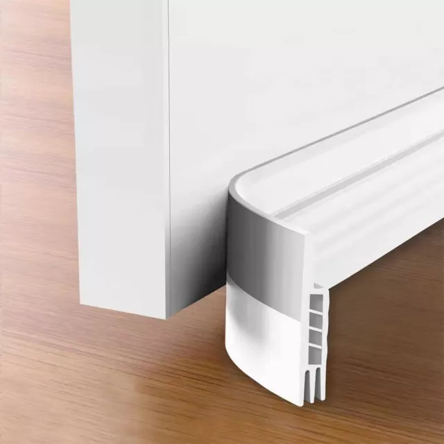 Suptikes 2 Pack Door Draft Stopper，Door Sweep for Exterior & Interior Doors