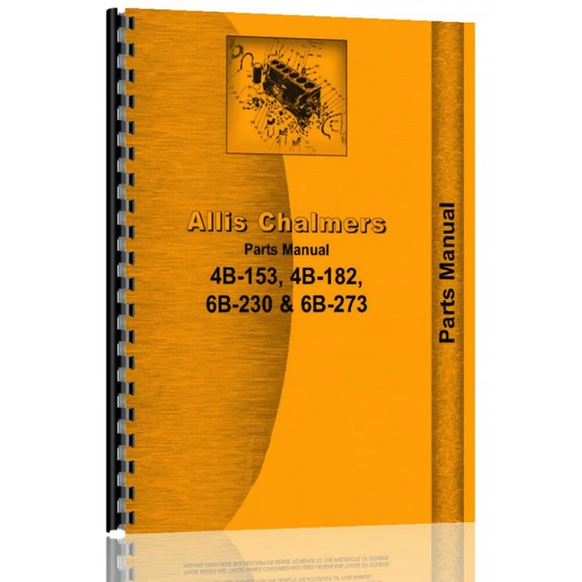 Engine Parts Manual Fits Allis Chalmers 4B-153
