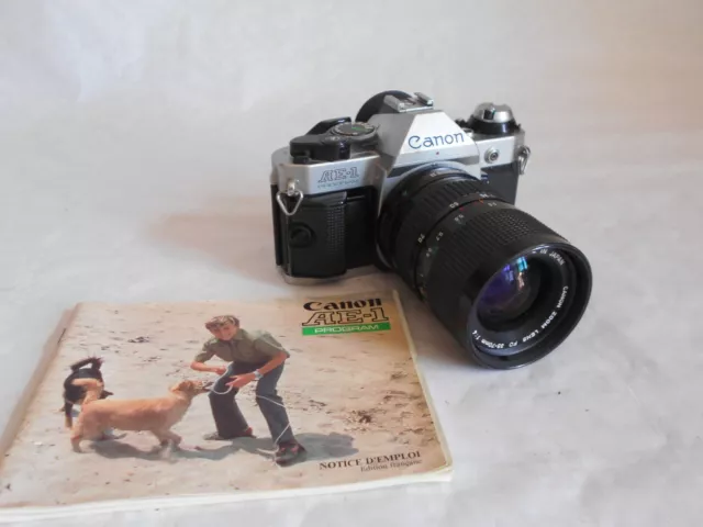 Programa Canon AE-1 de colección cámara réflex y lente zoom FD 35-70 mm 1:4