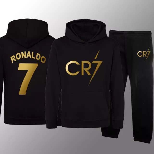 Ronaldo Kids Tracksuit Kids Hoodie Football Al Nassr Jersey Birthday Gift CR7 #7