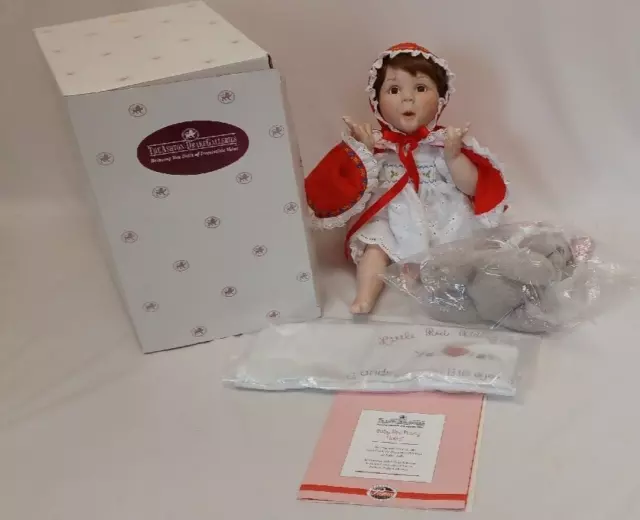 Ashton Drake Doll “Baby Red Riding Hood” #93702 W/Accessories and Box 1997
