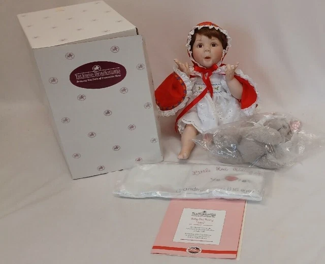 Ashton Drake Doll “Baby Red Riding Hood” #93702 W/Accessories and Box 1997